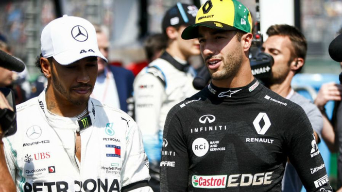 Ricciardo agrees with Hamilton: Cheering crashes is childish