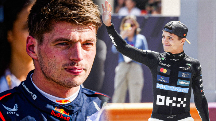 Verstappen, Norris, socials