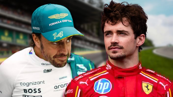 Fernando Alonso, Charles Leclerc, 2024, Social