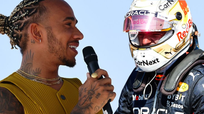Hamilton kon Verstappen niet bijhouden in Frankrijk: "Hij is gewoon zó snel"