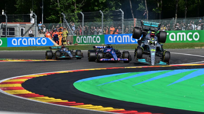 Un impact à 45G pour Hamilton lors du GP de Belgique