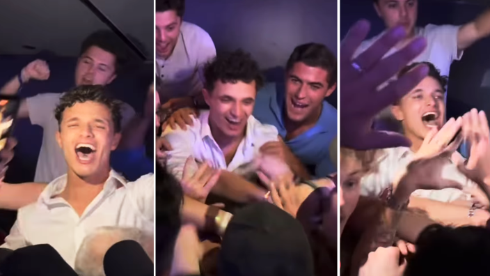 Norris celebrates maiden world title with jubilant night out in Abu Dhabi