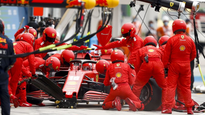 Ferrari strategy an "open discussion" not an instruction - Binotto