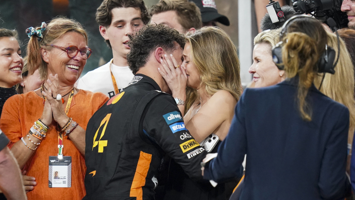 Norris’ partner Corceiro addresses emotional celebration and Verstappen controversy