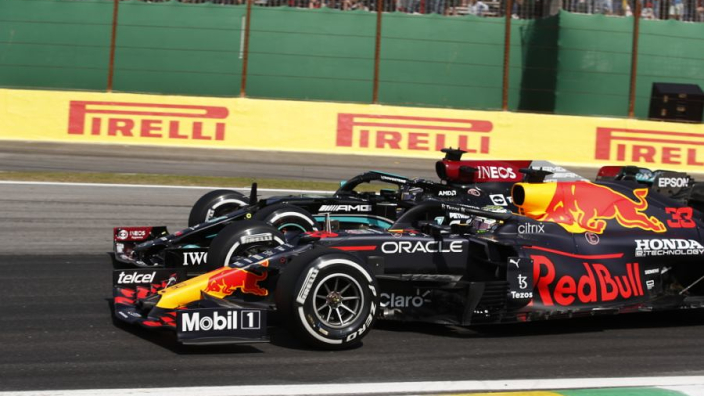 Verstappen Hamilton decision on hold as stewards consider verdict