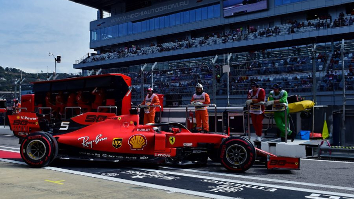 Ferrari explain Leclerc undercut on Vettel in Russia