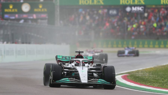 Russell hit with chest and back pains triggered by bouncing Mercedes