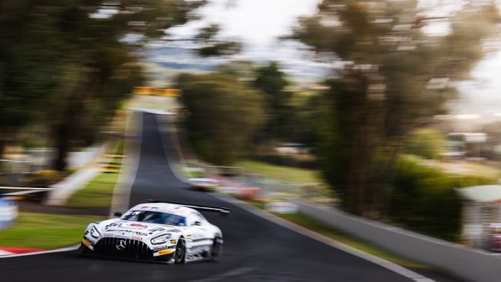 Mercedes driver suffers broken back in horror crash