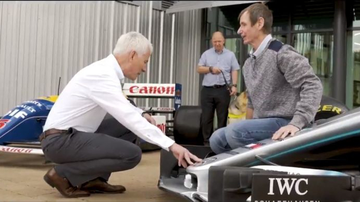 VIDEO: Mercedes give blind F1 fan unforgettable experience