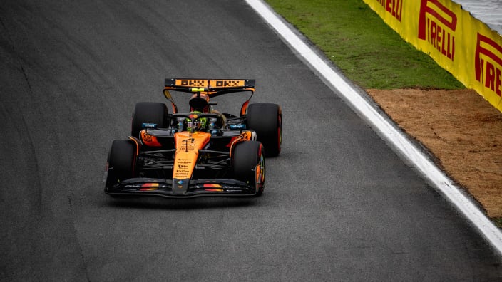 Norris during Sprint at Interlagos