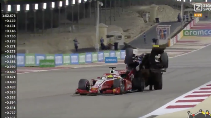 Mick Schumacher Maakt Flinke Klapper In Kwalificatie Formule 2 Race Bahrein Gpfans Com