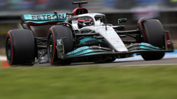 Russell causes practice surprise as Mercedes finally show pace