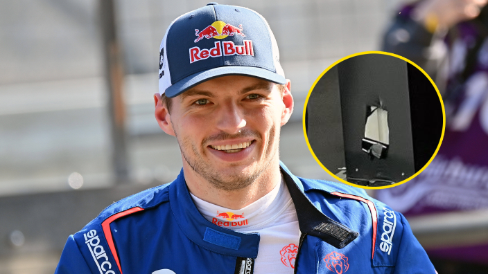 Verstappen accidentally damages FOM equipment in Suzuka media pen after difficult race