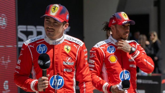 Lewis Hamilton told he is 'now Ferrari's No. 2 driver' behind Charles Leclerc