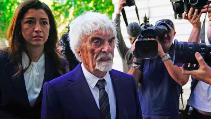 Ecclestone's five-minute court hearing as photographers and camera crews warned