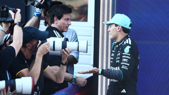 Toto Wolff shuts down George Russell questions at Belgian Grand Prix