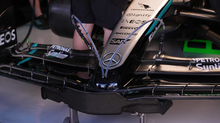 Mercedes and Ferrari trial 2026 active aerodynamics at Abu Dhabi test