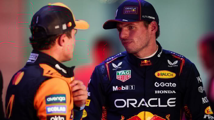 Lando Norris and Max Verstappen