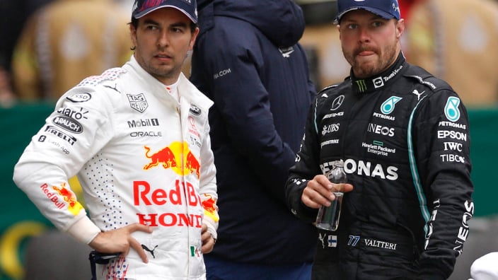 Perez and Bottas after 2021 Turkish GP