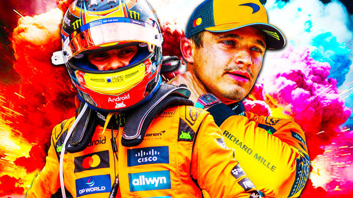 Lando Norris and Oscar Piastri