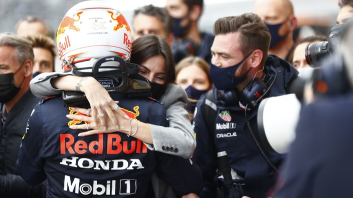 Kelly Piquet shows joy and pride after Verstappen’s victory in the United States