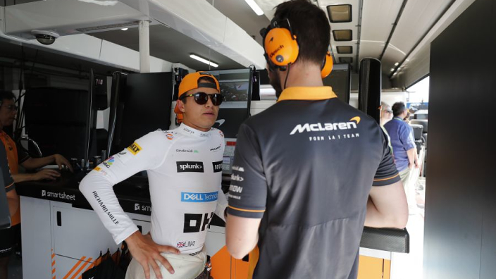 Norris finds positives in chastening McLaren gap