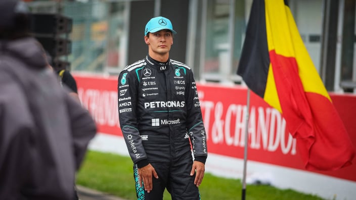 George Russell down but not out as Mercedes star issues F1 war cry