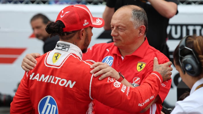 Ferrari F1 boss forced to calm down 'emotional' Lewis Hamilton