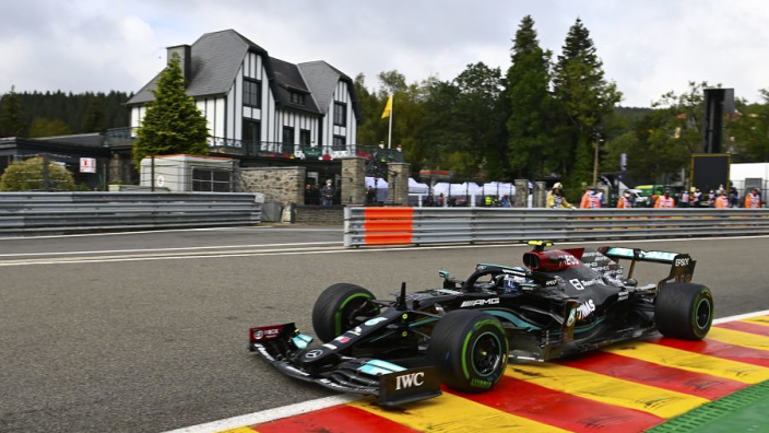 Hamilton has lucky escape as Mercedes team-mate Bottas fastest at Spa