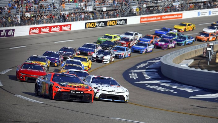 A generic image of a NASCAR Cup Series race at Richmond Raceway in 2024