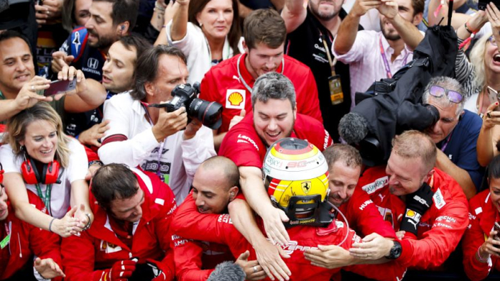 Vettel 'simplement heureux' au terme d'une course 'interminable'