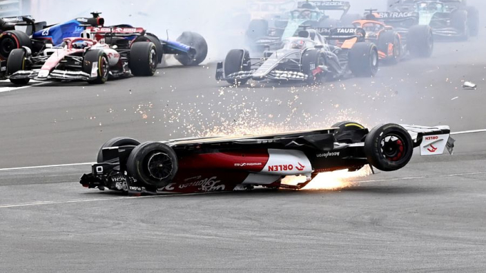 F1 halo saved Zhou in "insane" crash - Verstappen