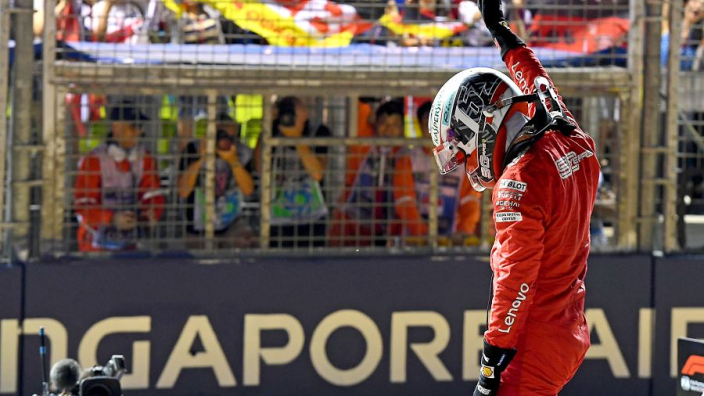 Ferrari: ''Vettel laten winnen in Singapore was de juiste keuze''