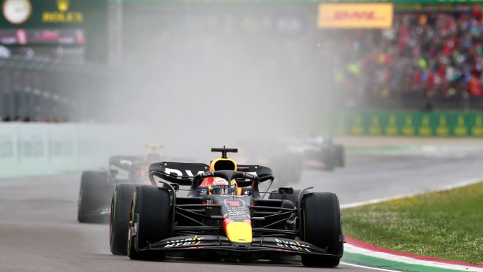 Max Verstappen y Checo Pérez hacen el 1-2 en el GP de Emilia-Romagna