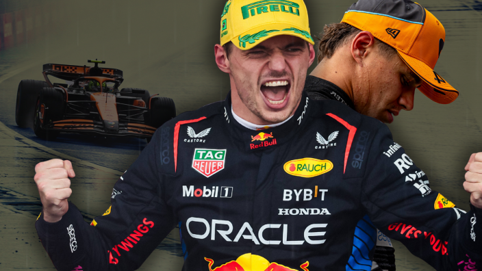 The rain falls, the ghost awakens: Verstappen is Norris' biggest nightmare
