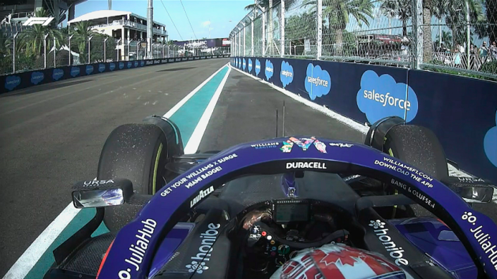 Abandona Nicholas Latifi las FP2 del Gran Premio de Miami