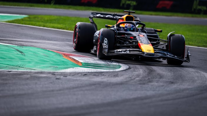 Verstappen during FP2 at Monza