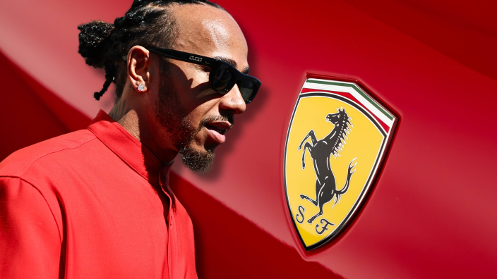 Epic Hamilton footage released as new Ferrari star STUNS in red