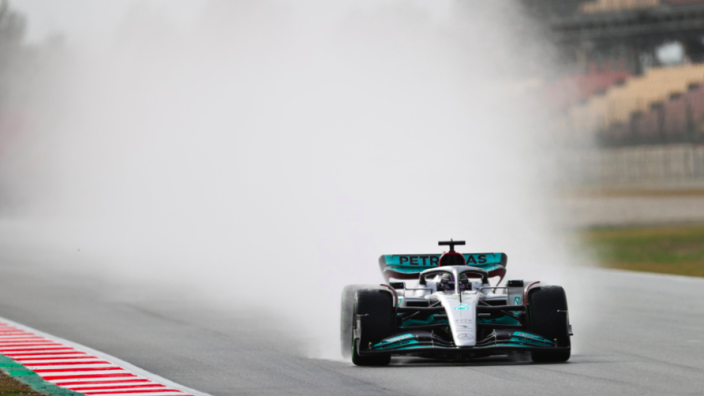Hamilton spearheads Mercedes one-two on final day of drama in testing