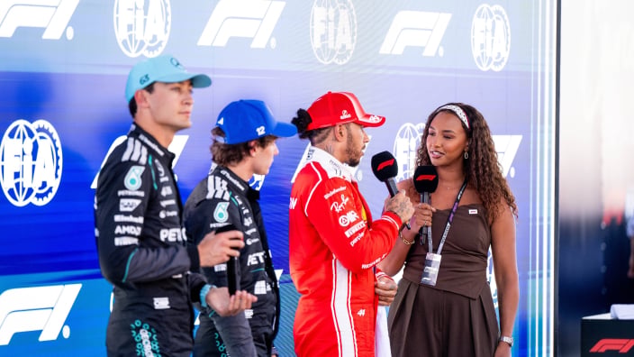 From bump to baby, Sky F1 star's son gets to meet Lewis Hamilton again