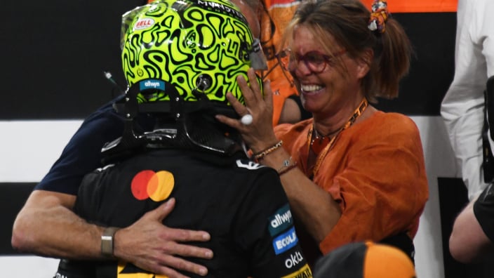 Lando Norris reveals 'problem' of his mum's rising fame
