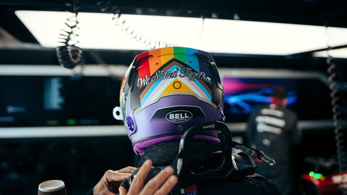 Hamilton to continue to run LGBTQ+ helmet in Saudi Arabia