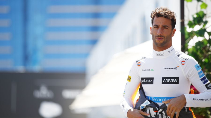 Ricciardo kort over kleurloze race in Silverstone: "Was een vrij trieste dag"