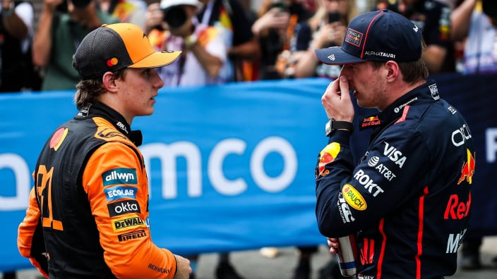 Oscar Piastri, Max Verstappen, McLaren, Red Bull, Spanish GP, 2025