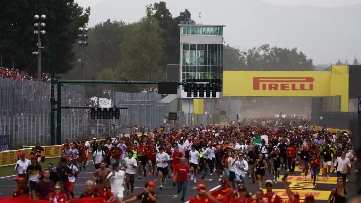 Tifosi after Italian Grand Prix