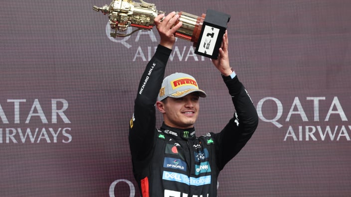 Lando Norris reveals he is not allowed to keep F1 trophies