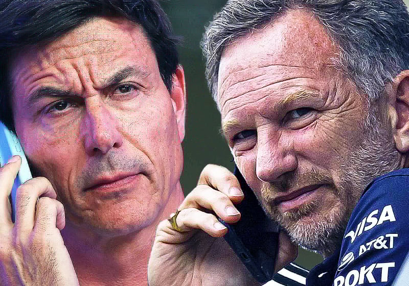 Toto Wolff and Christian Horner