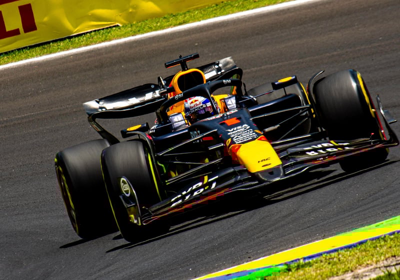 Max Verstappen in Sao Paulo