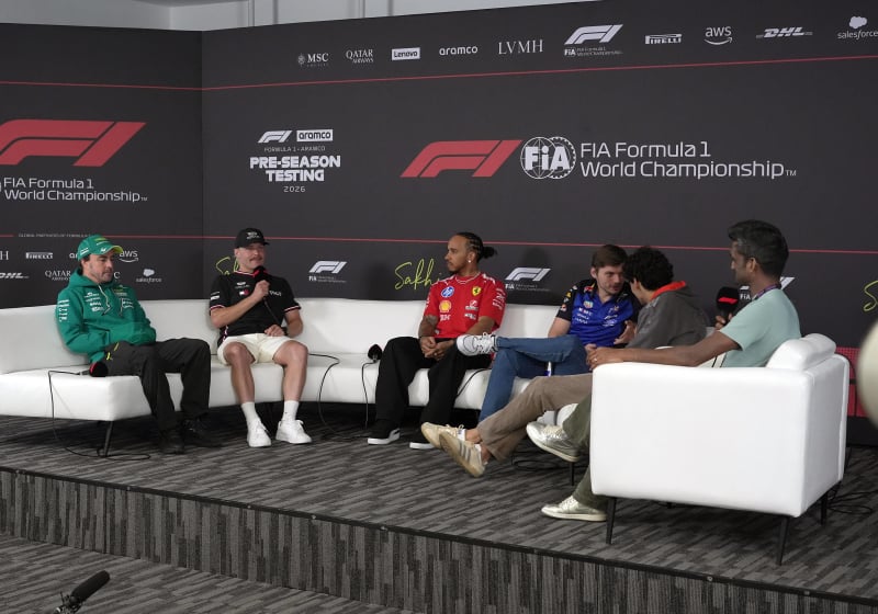 Alonso, Bottas, Hamilton, Verstappen, Bortoleto, generic, 2026