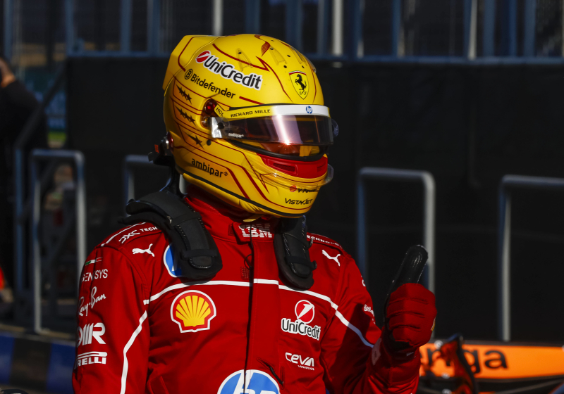 Hamilton, senza parole per la sua prestazione con la Ferrari